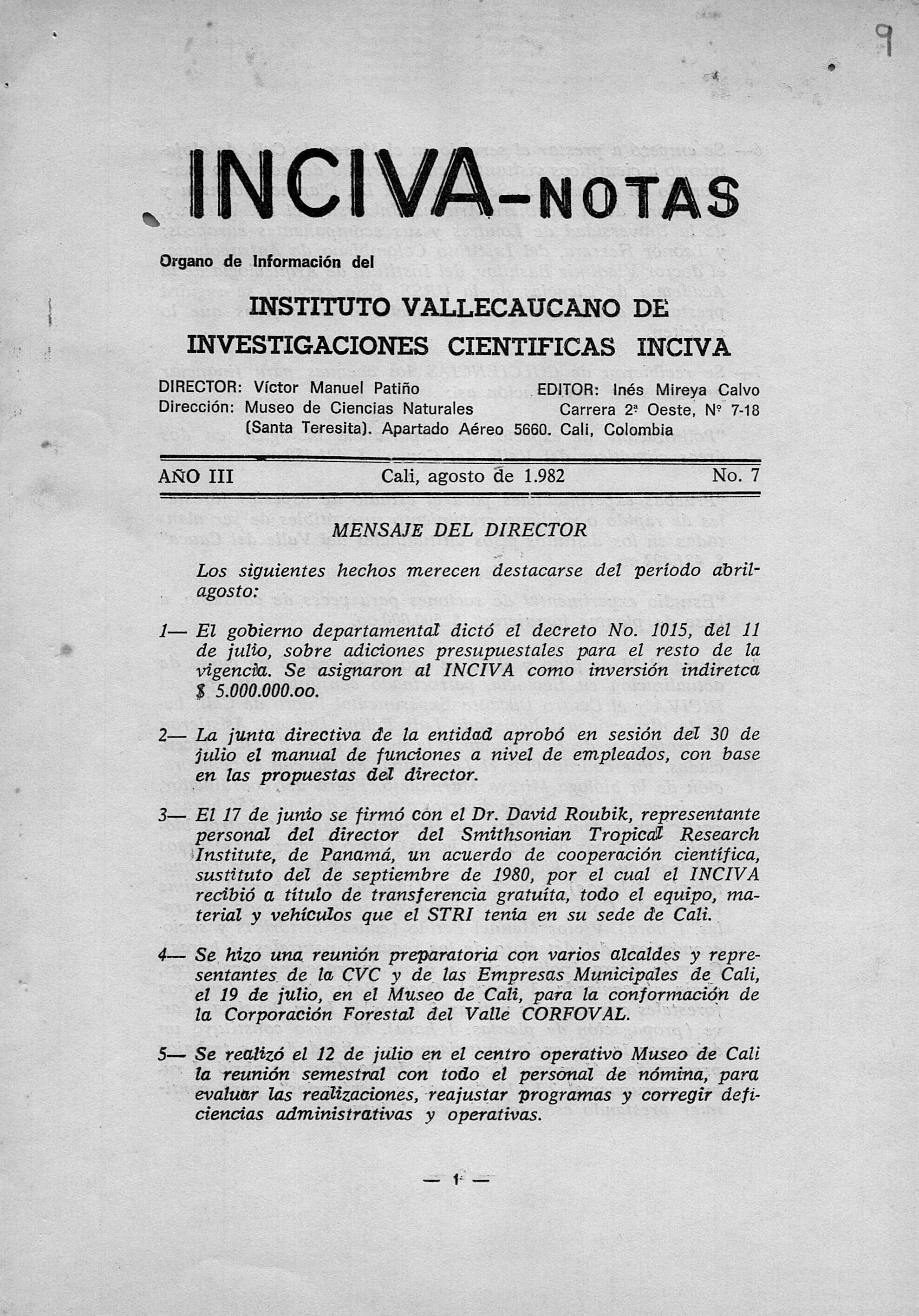 registros-bibliotecarios/1982-inciva-notas-no-7--ano-iii--agosto-de-1982-0001